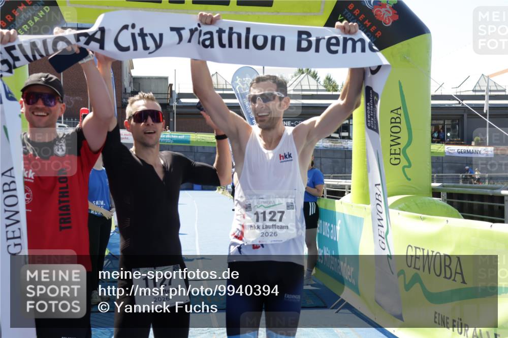 09.08.2026 - GEWOBA Citytriathlon Bremen Yannick Fuchs http://msf.ph/oto/9940394 09.08.2026 13:39:37 Ziel  meine-sportfotos.de