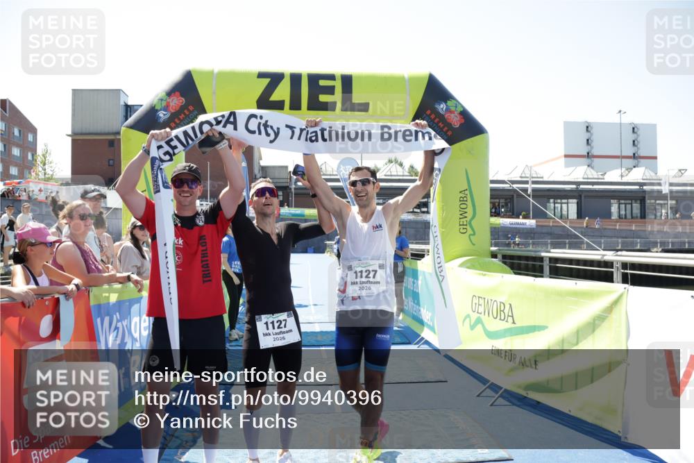 09.08.2026 - GEWOBA Citytriathlon Bremen Yannick Fuchs http://msf.ph/oto/9940396 09.08.2026 13:39:37 Ziel  meine-sportfotos.de