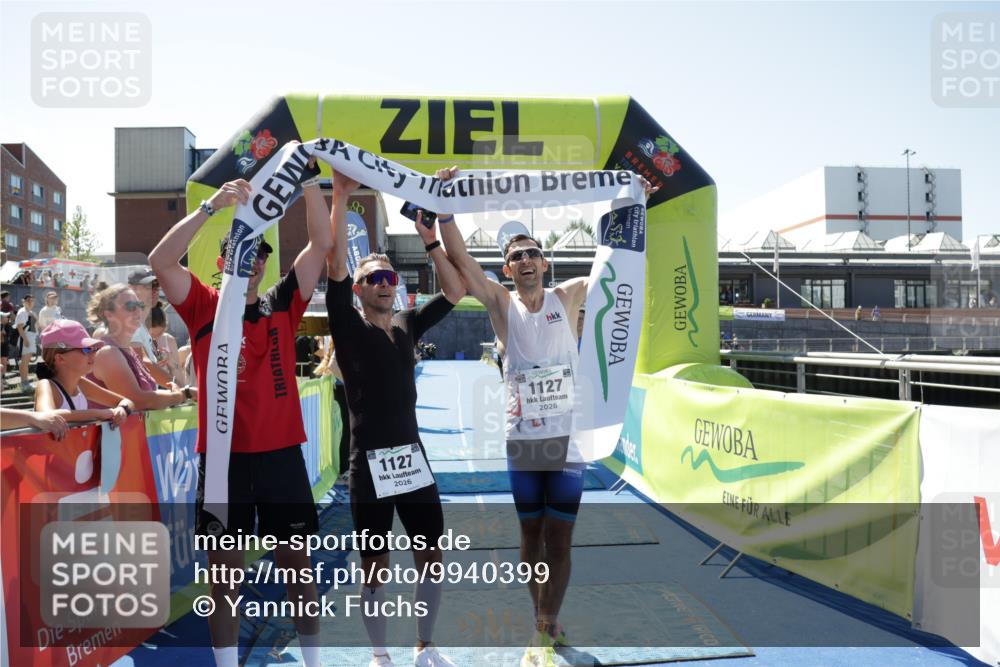 09.08.2026 - GEWOBA Citytriathlon Bremen Yannick Fuchs http://msf.ph/oto/9940399 09.08.2026 13:39:37 Ziel  meine-sportfotos.de