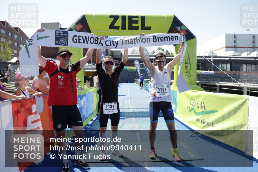 09.08.2026 - GEWOBA Citytriathlon Bremen Yannick Fuchs http://msf.ph/oto/9940411 09.08.2026 13:39:40 Ziel  meine-sportfotos.de