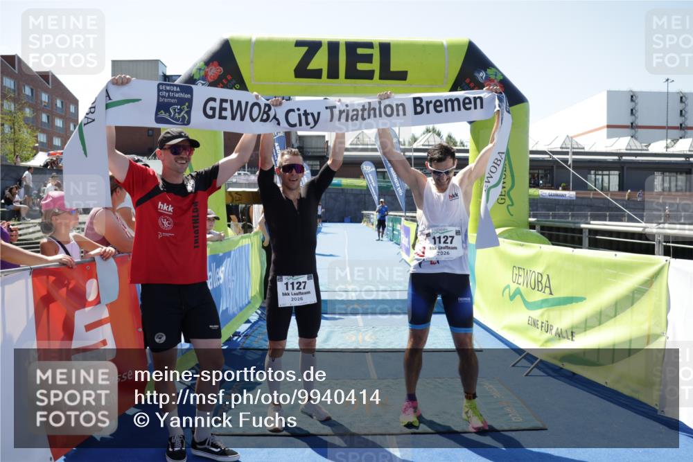 09.08.2026 - GEWOBA Citytriathlon Bremen Yannick Fuchs http://msf.ph/oto/9940414 09.08.2026 13:39:40 Ziel  meine-sportfotos.de