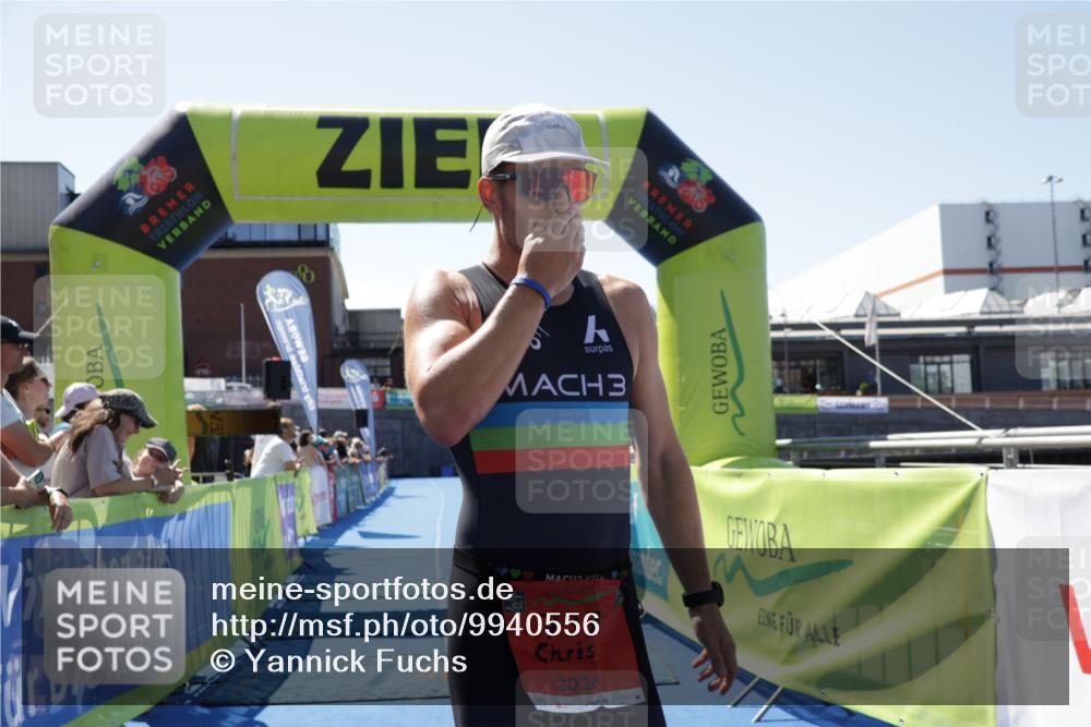 09.08.2026 - GEWOBA Citytriathlon Bremen Yannick Fuchs http://msf.ph/oto/9940556 09.08.2026 13:41:46 Ziel  meine-sportfotos.de