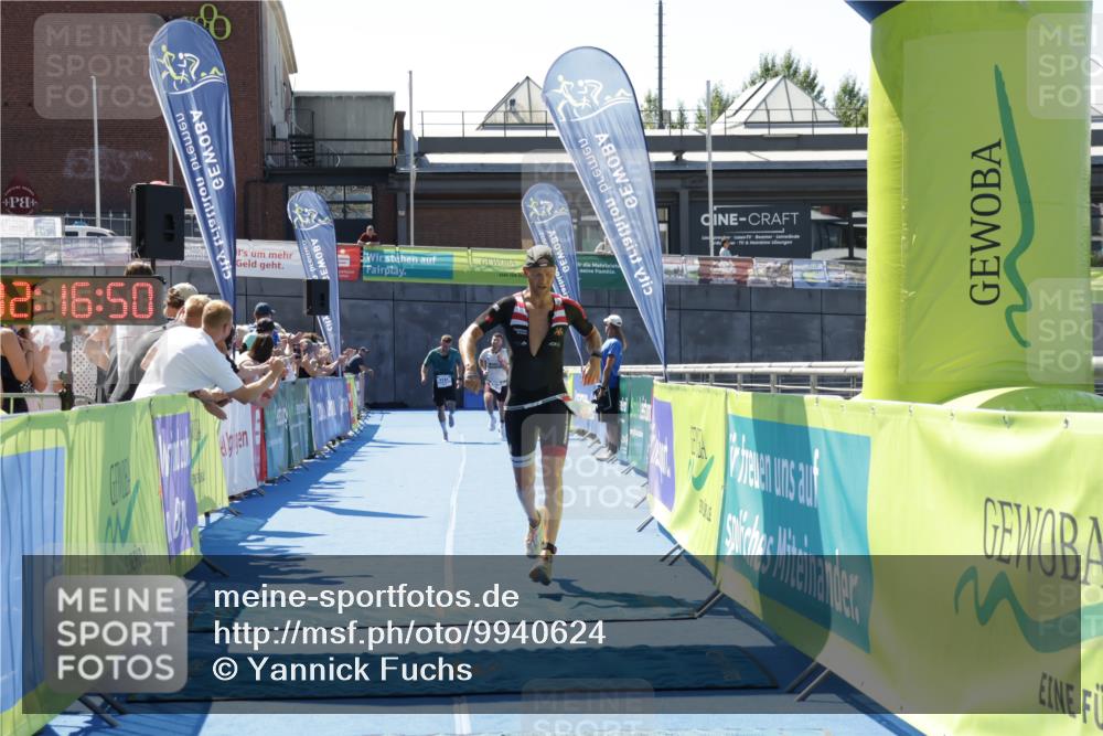 09.08.2026 - GEWOBA Citytriathlon Bremen Yannick Fuchs http://msf.ph/oto/9940624 09.08.2026 13:43:13 Ziel 787, 1131 meine-sportfotos.de