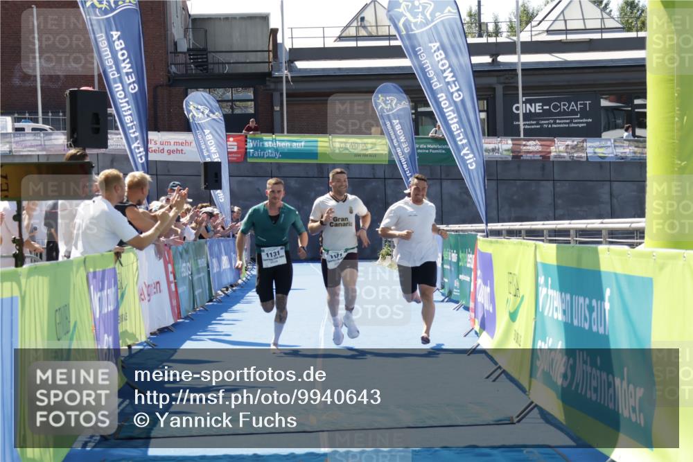 09.08.2026 - GEWOBA Citytriathlon Bremen Yannick Fuchs http://msf.ph/oto/9940643 09.08.2026 13:43:16 Ziel 787, 1131 meine-sportfotos.de