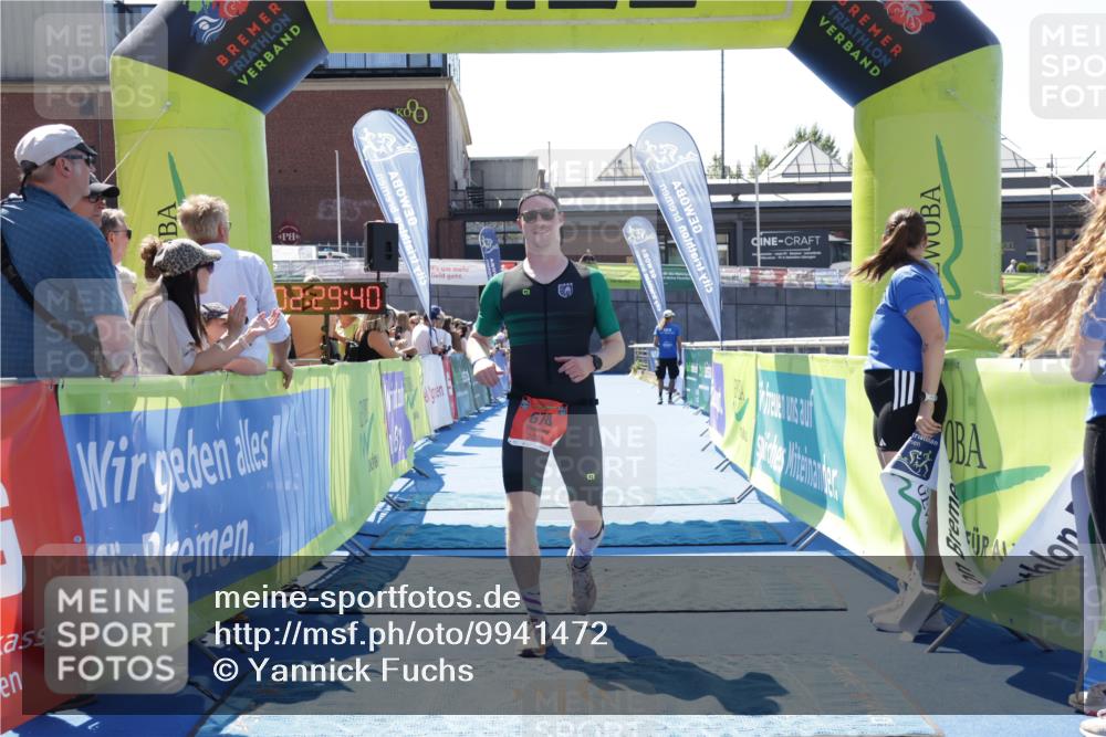 09.08.2026 - GEWOBA Citytriathlon Bremen Yannick Fuchs http://msf.ph/oto/9941472 09.08.2026 13:56:03 Ziel 541, 678 meine-sportfotos.de