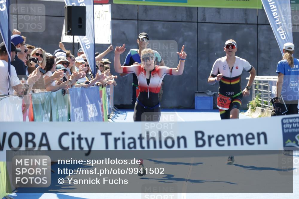 09.08.2026 - GEWOBA Citytriathlon Bremen Yannick Fuchs http://msf.ph/oto/9941502 09.08.2026 13:56:31 Ziel 660, 810, 951 meine-sportfotos.de