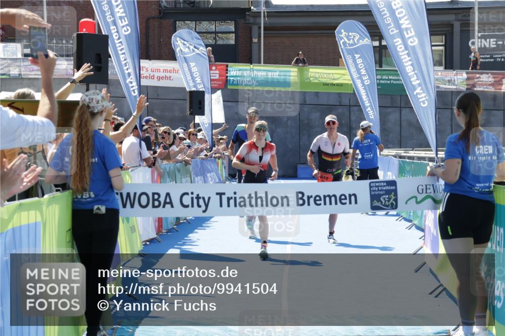 09.08.2026 - GEWOBA Citytriathlon Bremen Yannick Fuchs http://msf.ph/oto/9941504 09.08.2026 13:56:32 Ziel 660, 810, 951 meine-sportfotos.de