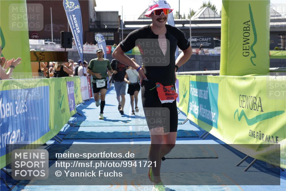 09.08.2026 - GEWOBA Citytriathlon Bremen Yannick Fuchs http://msf.ph/oto/9941721 09.08.2026 14:01:43 Ziel 584, 1158 meine-sportfotos.de