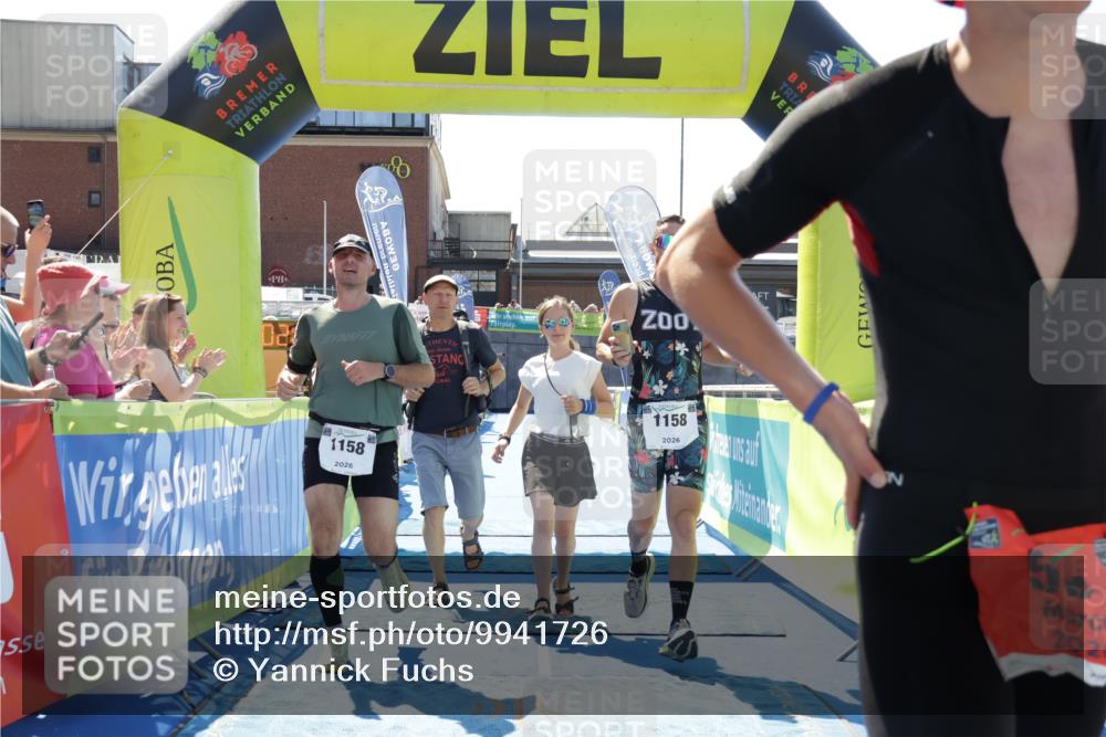 09.08.2026 - GEWOBA Citytriathlon Bremen Yannick Fuchs http://msf.ph/oto/9941726 09.08.2026 14:01:45 Ziel 1158 meine-sportfotos.de