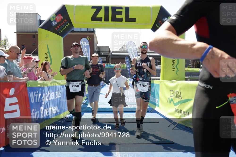 09.08.2026 - GEWOBA Citytriathlon Bremen Yannick Fuchs http://msf.ph/oto/9941728 09.08.2026 14:01:45 Ziel 1158 meine-sportfotos.de