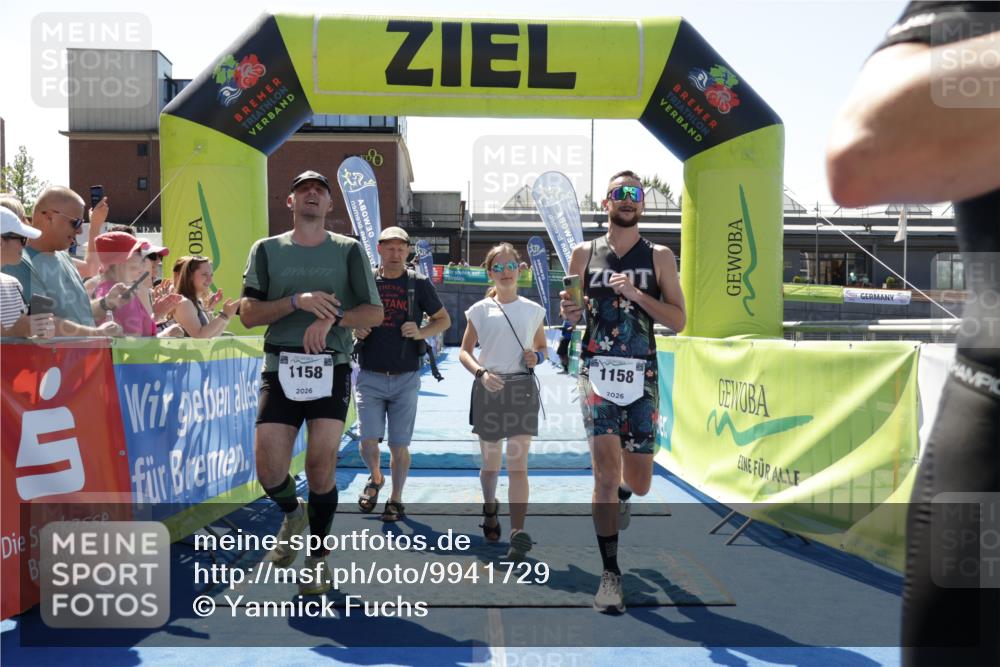 09.08.2026 - GEWOBA Citytriathlon Bremen Yannick Fuchs http://msf.ph/oto/9941729 09.08.2026 14:01:45 Ziel 1158 meine-sportfotos.de