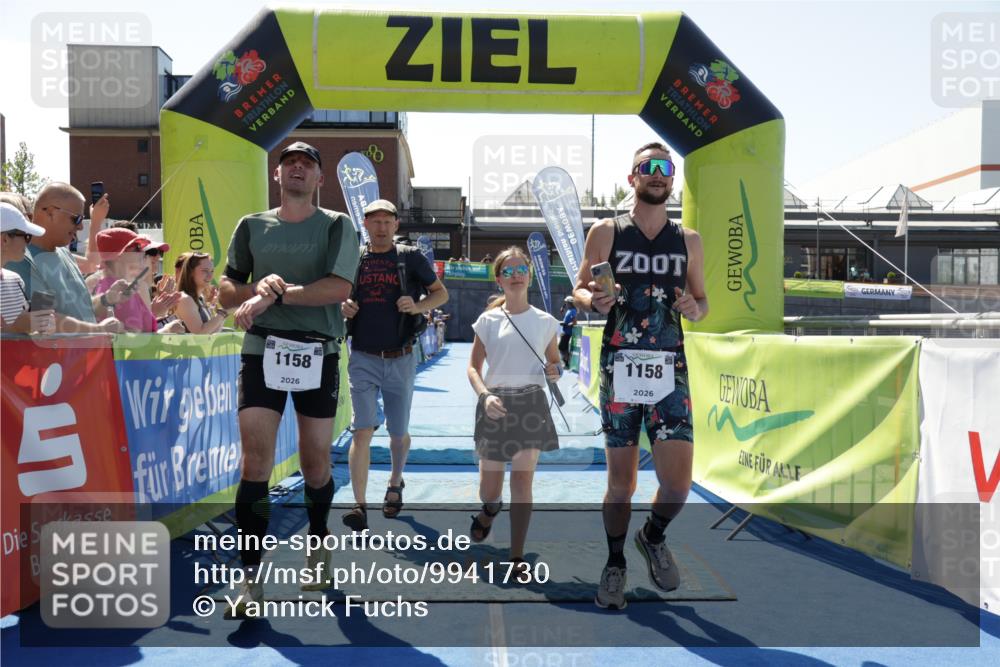 09.08.2026 - GEWOBA Citytriathlon Bremen Yannick Fuchs http://msf.ph/oto/9941730 09.08.2026 14:01:45 Ziel 1158 meine-sportfotos.de