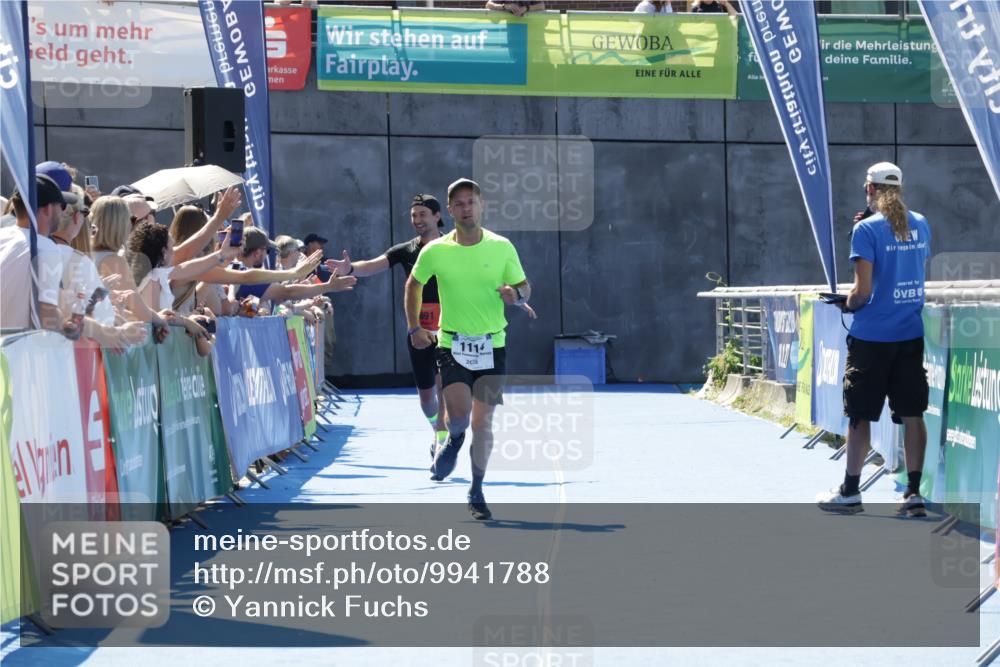 09.08.2026 - GEWOBA Citytriathlon Bremen Yannick Fuchs http://msf.ph/oto/9941788 09.08.2026 14:02:44 Ziel 1114 meine-sportfotos.de