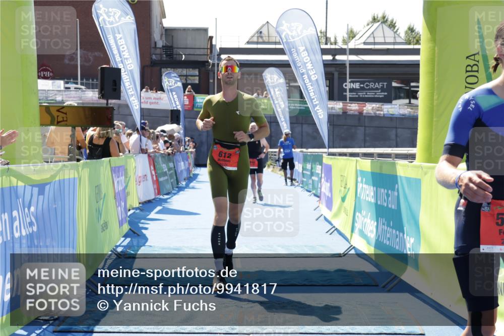 09.08.2026 - GEWOBA Citytriathlon Bremen Yannick Fuchs http://msf.ph/oto/9941817 09.08.2026 14:03:02 Ziel 569, 612, 849 meine-sportfotos.de