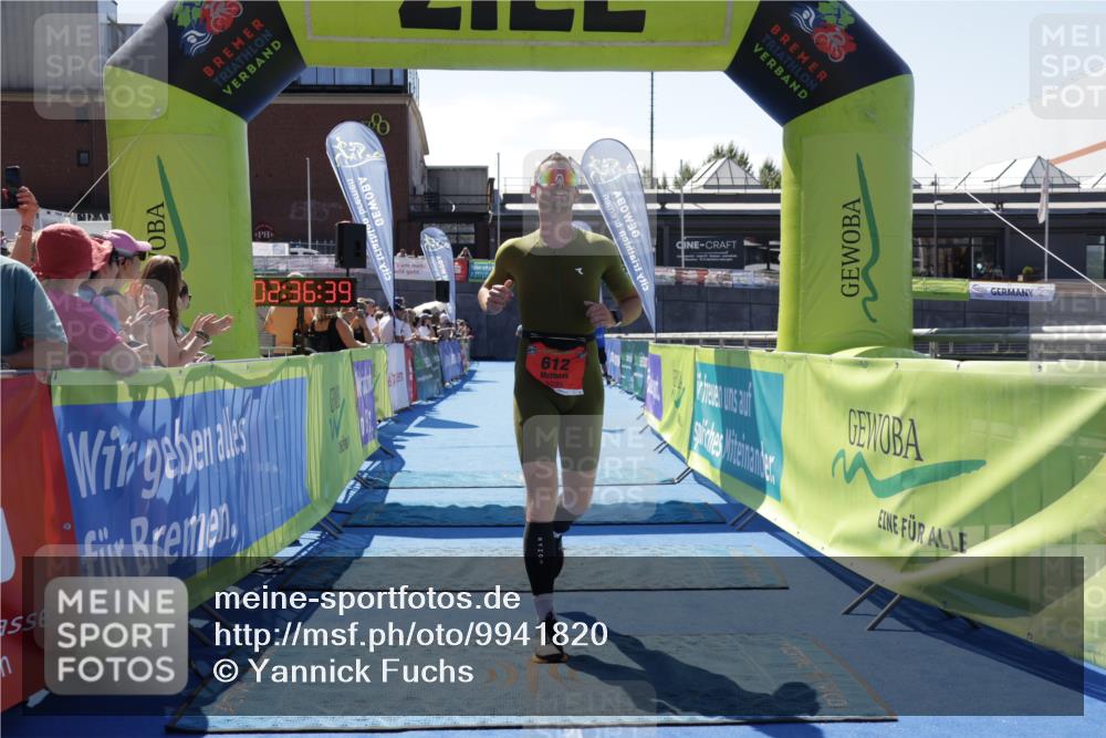 09.08.2026 - GEWOBA Citytriathlon Bremen Yannick Fuchs http://msf.ph/oto/9941820 09.08.2026 14:03:03 Ziel 569, 612, 849 meine-sportfotos.de
