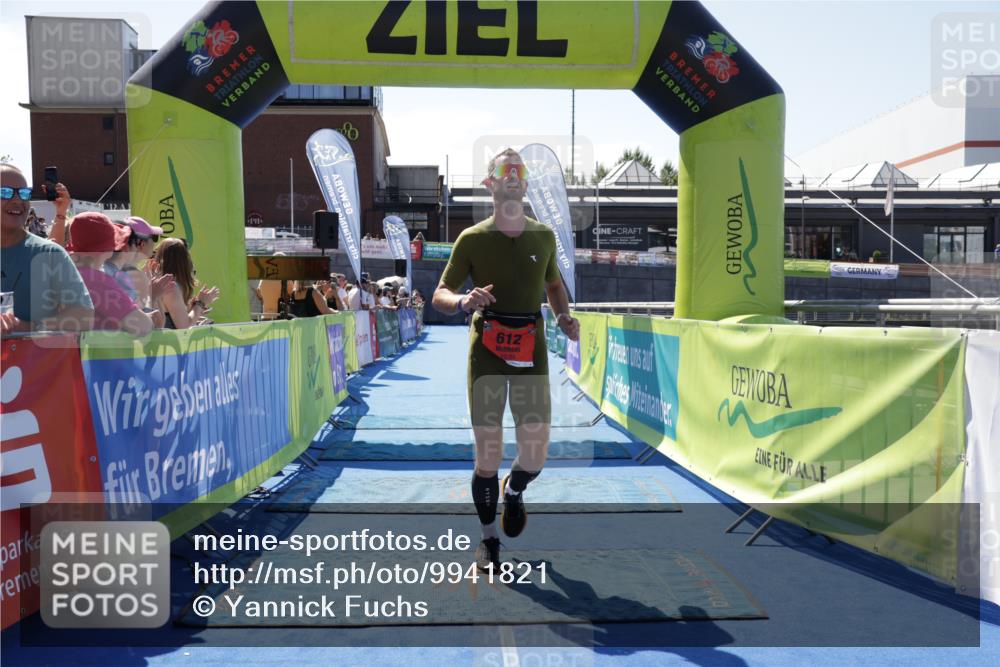 09.08.2026 - GEWOBA Citytriathlon Bremen Yannick Fuchs http://msf.ph/oto/9941821 09.08.2026 14:03:03 Ziel 569, 612, 849 meine-sportfotos.de
