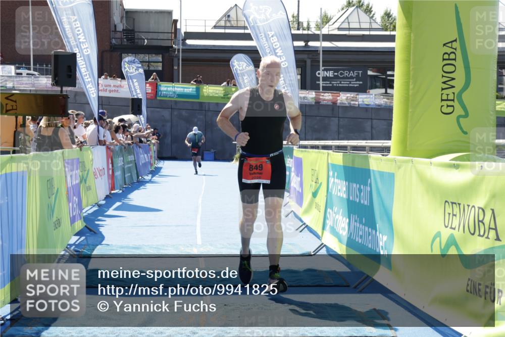 09.08.2026 - GEWOBA Citytriathlon Bremen Yannick Fuchs http://msf.ph/oto/9941825 09.08.2026 14:03:05 Ziel 612, 849 meine-sportfotos.de