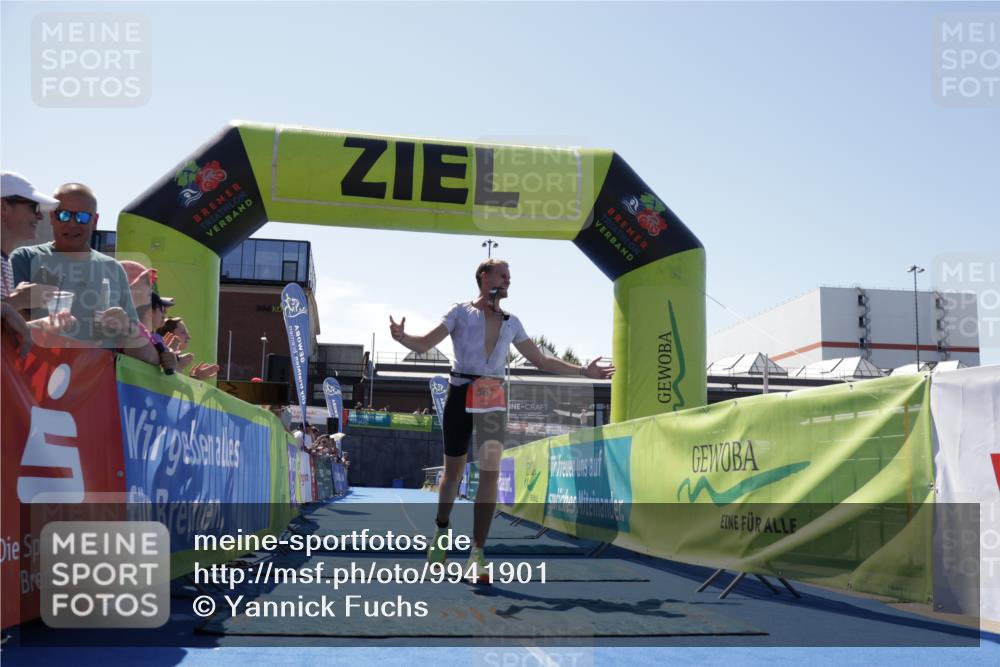 09.08.2026 - GEWOBA Citytriathlon Bremen Yannick Fuchs http://msf.ph/oto/9941901 09.08.2026 14:06:07 Ziel 561 meine-sportfotos.de