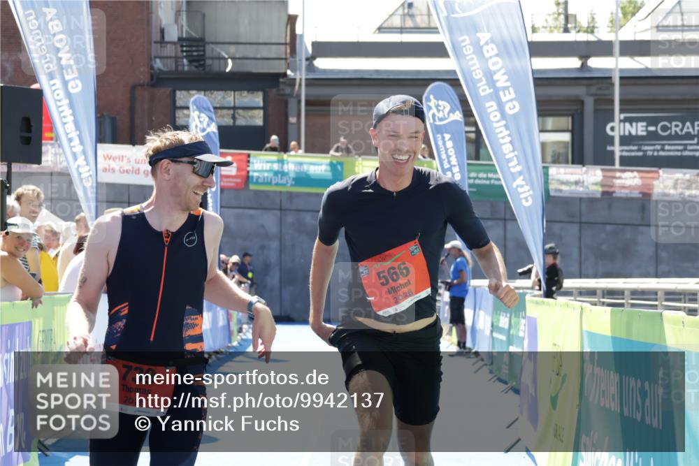 09.08.2026 - GEWOBA Citytriathlon Bremen Yannick Fuchs http://msf.ph/oto/9942137 09.08.2026 14:10:20 Ziel 566, 669, 739 meine-sportfotos.de