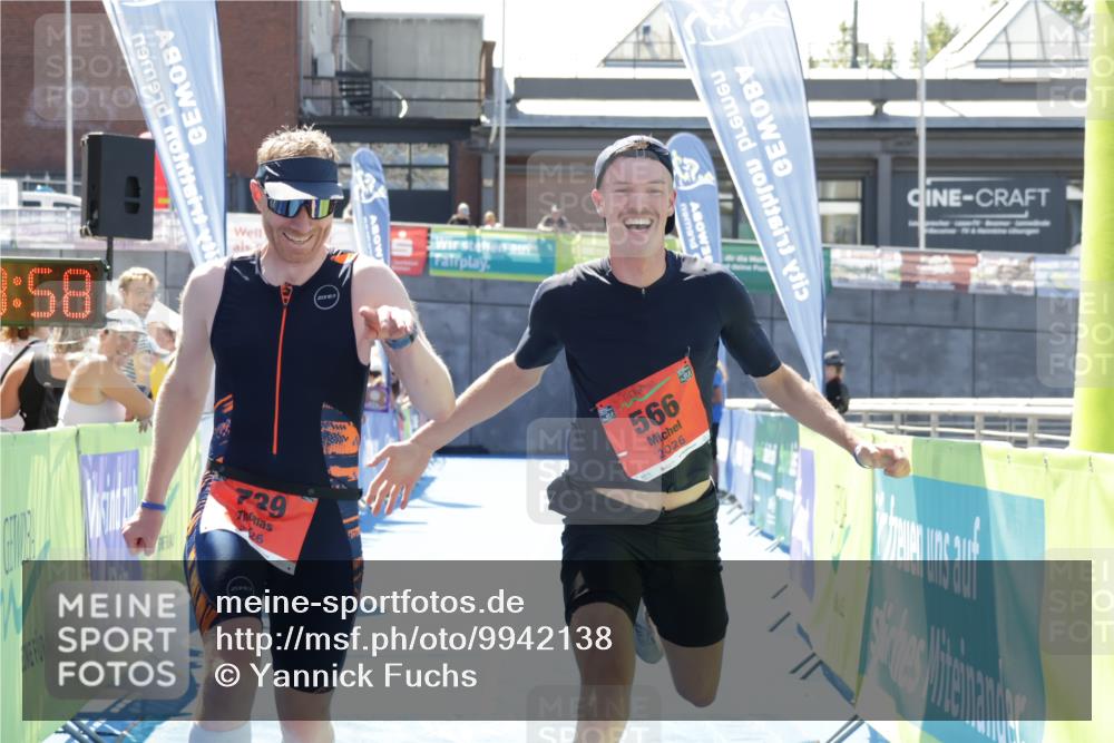 09.08.2026 - GEWOBA Citytriathlon Bremen Yannick Fuchs http://msf.ph/oto/9942138 09.08.2026 14:10:21 Ziel 566, 669, 739 meine-sportfotos.de