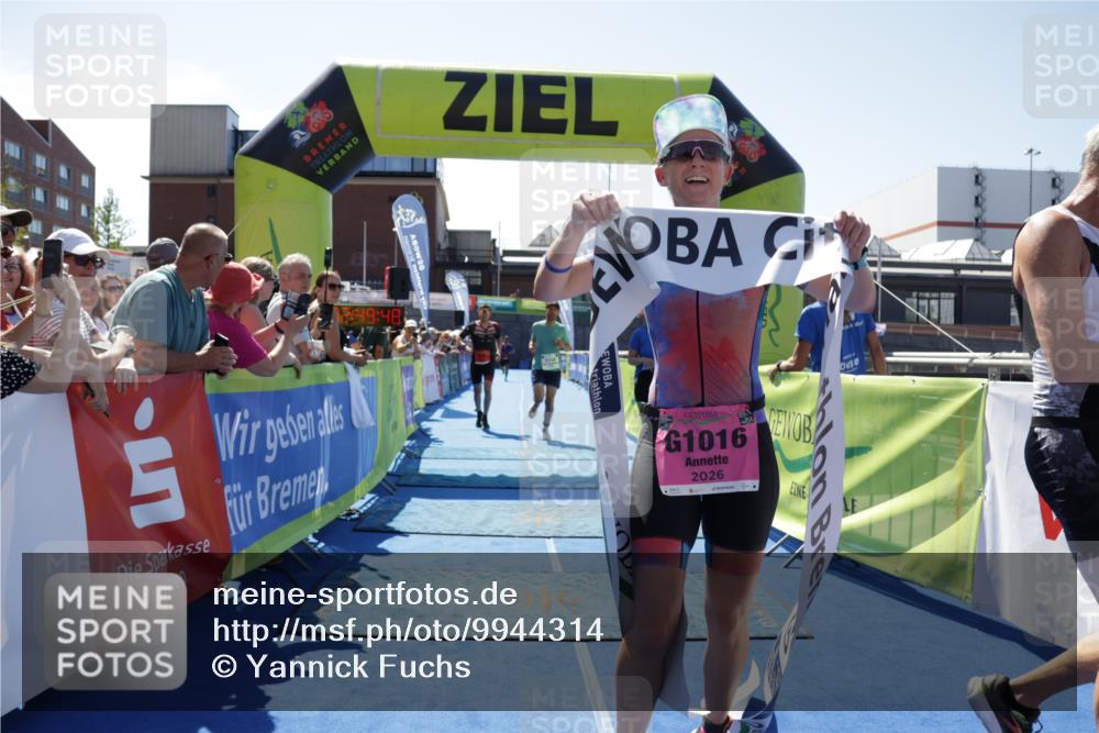 09.08.2026 - GEWOBA Citytriathlon Bremen Yannick Fuchs http://msf.ph/oto/9944314 09.08.2026 14:16:11 Ziel 639, 869, 1016, 1016, 1118 meine-sportfotos.de