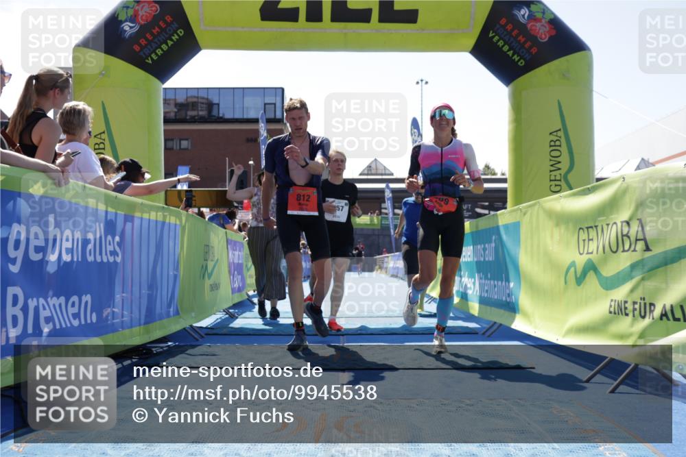 09.08.2026 - GEWOBA Citytriathlon Bremen Yannick Fuchs http://msf.ph/oto/9945538 09.08.2026 14:25:08 Ziel 812, 989, 1157 meine-sportfotos.de