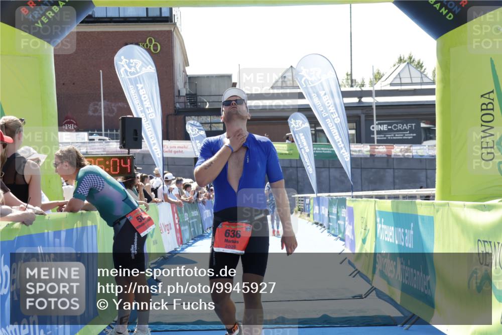 09.08.2026 - GEWOBA Citytriathlon Bremen Yannick Fuchs http://msf.ph/oto/9945927 09.08.2026 14:31:26 Ziel 636, 738 meine-sportfotos.de