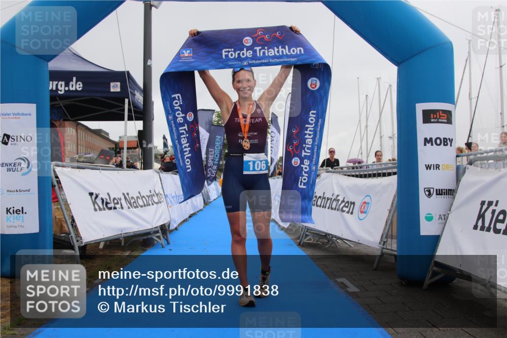 16.08.2026 - KN Förde Triathlon 2026 Markus Tischler http://msf.ph/oto/9991838 16.08.2026 10:07:14 Ziel  meine-sportfotos.de