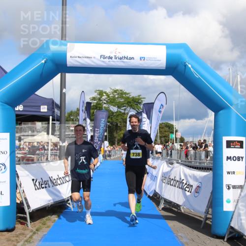 16.08.2026 - KN Förde Triathlon 2026 Markus Tischler http://msf.ph/oto/10002275 16.08.2026 13:55:10 Ziel 738, 738 meine-sportfotos.de