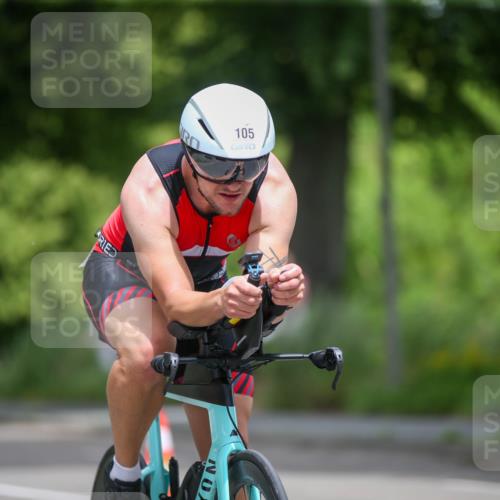 16.06.2024 - 7 Türme Triathlon Fuchs,  Jonas http://msf.ph/oto/6292625 16.06.2024 12:01:43 Radfahren 105 meine-sportfotos.de