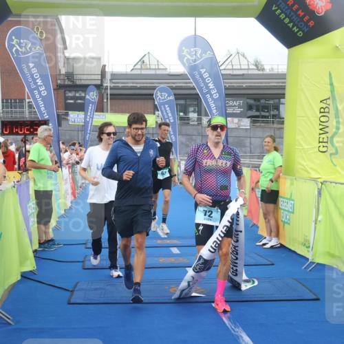11.08.2024 - GEWOBA Citytriathlon Bremen Lena Gebhardt http://msf.ph/oto/6785890 11.08.2024 11:02:56 Ziel 63, 72 meine-sportfotos.de