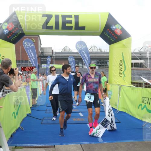 11.08.2024 - GEWOBA Citytriathlon Bremen Lena Gebhardt http://msf.ph/oto/6785900 11.08.2024 11:02:57 Ziel 63, 72 meine-sportfotos.de