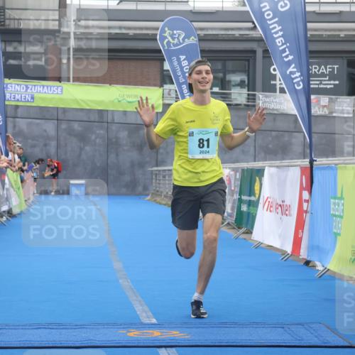 11.08.2024 - GEWOBA Citytriathlon Bremen Lena Gebhardt http://msf.ph/oto/6787921 11.08.2024 11:19:09 Ziel 81 meine-sportfotos.de