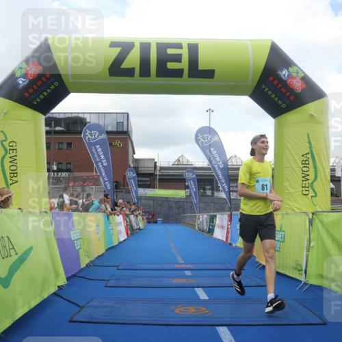 11.08.2024 - GEWOBA Citytriathlon Bremen Lena Gebhardt http://msf.ph/oto/6787935 11.08.2024 11:19:10 Ziel 81 meine-sportfotos.de