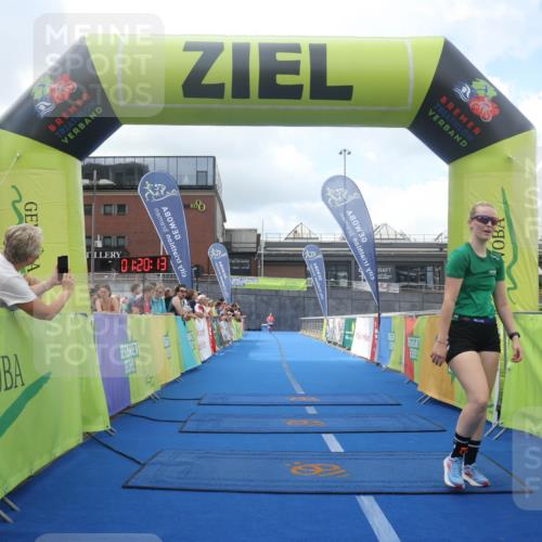 11.08.2024 - GEWOBA Citytriathlon Bremen Lena Gebhardt http://msf.ph/oto/6788167 11.08.2024 11:20:16 Ziel 4, 55, 56 meine-sportfotos.de