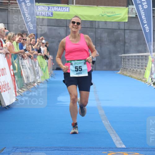 11.08.2024 - GEWOBA Citytriathlon Bremen Lena Gebhardt http://msf.ph/oto/6788172 11.08.2024 11:20:24 Ziel 55, 68 meine-sportfotos.de
