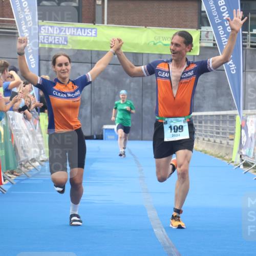 11.08.2024 - GEWOBA Citytriathlon Bremen Lena Gebhardt http://msf.ph/oto/6788305 11.08.2024 11:21:30 Ziel 5, 109 meine-sportfotos.de