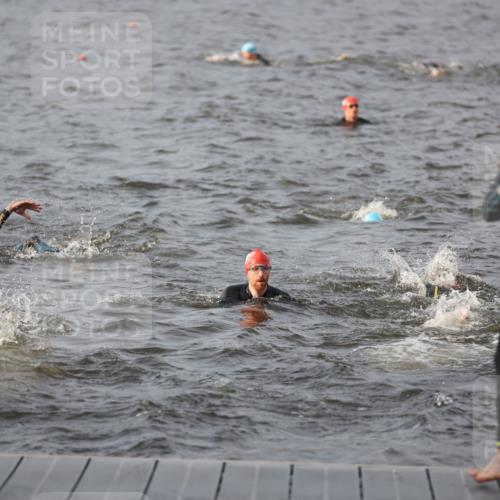 25.08.2024 - Elbe Triathlon Hamburg H.Heesch http://msf.ph/oto/6830133 25.08.2024 07:56:10 Schwimmen  meine-sportfotos.de