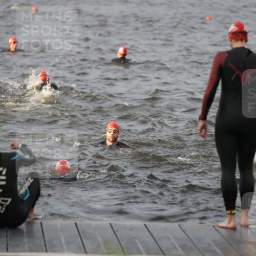25.08.2024 - Elbe Triathlon Hamburg H.Heesch http://msf.ph/oto/6830218 25.08.2024 07:56:15 Schwimmen  meine-sportfotos.de