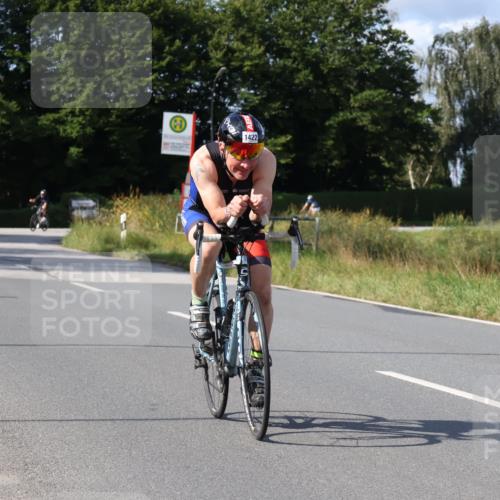 25.08.2024 - Elbe Triathlon Hamburg Fuchs,  Jonas http://msf.ph/oto/6856487 25.08.2024 10:40:00 Radfahren 1422, 676 meine-sportfotos.de
