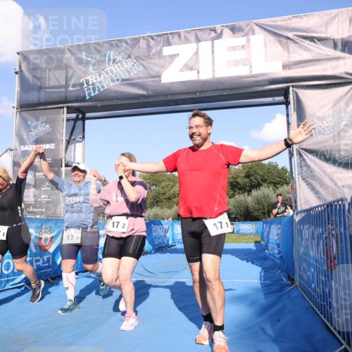 25.08.2024 - Elbe Triathlon Hamburg H.Heesch http://msf.ph/oto/6862028 25.08.2024 16:54:20 Ziel  meine-sportfotos.de