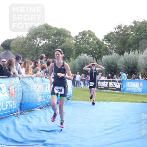 25.08.2024 - Elbe Triathlon Hamburg H.Heesch http://msf.ph/oto/6862621 25.08.2024 11:06:59 Ziel 126, 616 meine-sportfotos.de