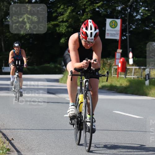 25.08.2024 - Elbe Triathlon Hamburg Fuchs,  Jonas http://msf.ph/oto/6871404 25.08.2024 11:13:06 Radfahren 1596, 1552 meine-sportfotos.de