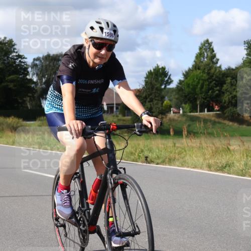 25.08.2024 - Elbe Triathlon Hamburg Fuchs,  Jonas http://msf.ph/oto/6873160 25.08.2024 11:20:00 Radfahren 1598, 1471 meine-sportfotos.de