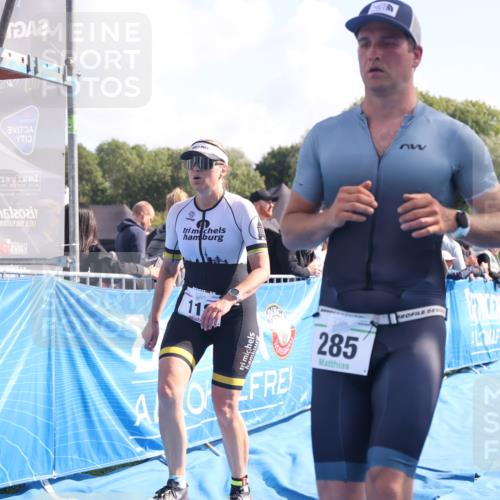 25.08.2024 - Elbe Triathlon Hamburg H.Heesch http://msf.ph/oto/6873448 25.08.2024 11:10:46 Ziel 118, 285 meine-sportfotos.de