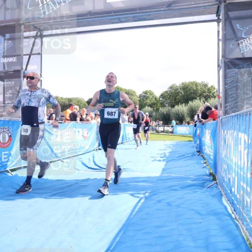 25.08.2024 - Elbe Triathlon Hamburg H.Heesch http://msf.ph/oto/6874328 25.08.2024 11:39:01 Ziel 687, 748, 1413, 1456 meine-sportfotos.de