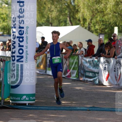 01.09.2024 - 17. Tribühne Triathlon Michael Strokosch http://msf.ph/oto/6903011 01.09.2024 11:02:20 Ziel  meine-sportfotos.de