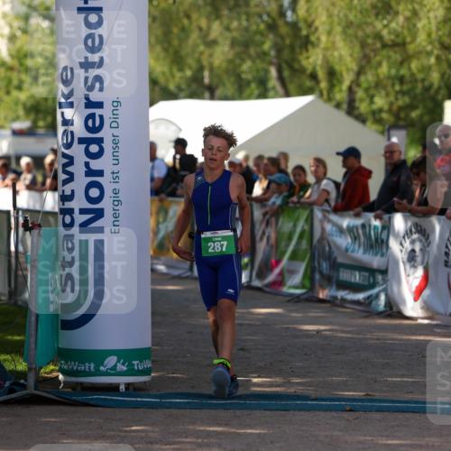 01.09.2024 - 17. Tribühne Triathlon Michael Strokosch http://msf.ph/oto/6903016 01.09.2024 11:02:20 Ziel  meine-sportfotos.de