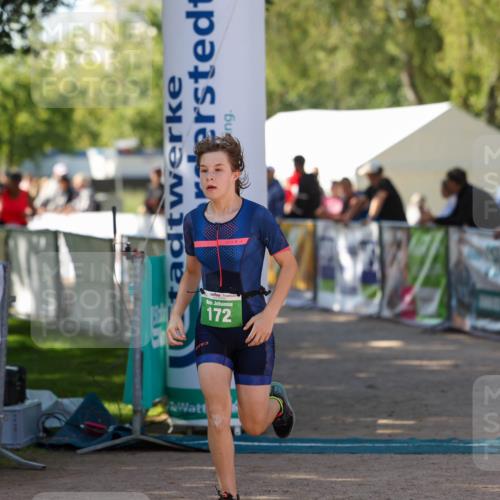 01.09.2024 - 17. Tribühne Triathlon Michael Strokosch http://msf.ph/oto/6904365 01.09.2024 11:05:26 Ziel 151, 172 meine-sportfotos.de