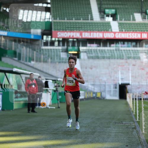 06.10.2024 - 19. swb-Marathon Bremen Yannick Fuchs http://msf.ph/oto/7374187 06.10.2024 10:15:39 Laufen im Stadion 8349, 9125 meine-sportfotos.de